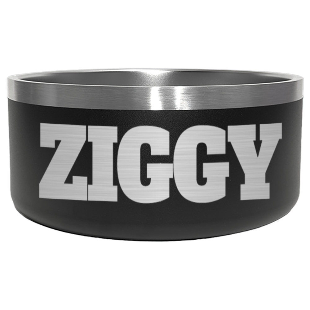 Pet Bowl with Large Name