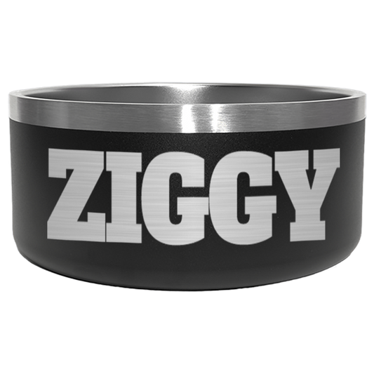 Pet Bowl with Large Name