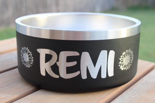 Pet Bowl - Sunflower Design