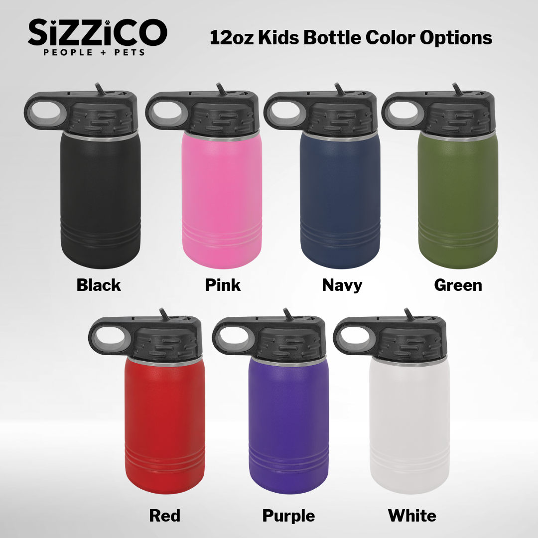 Custom Engraved 12oz Polar Camel Stainless Steel Kids Tumbler