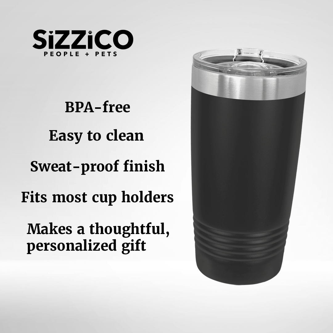 Custom Engraved Polar Camel 20oz Stainless Steel Tumbler