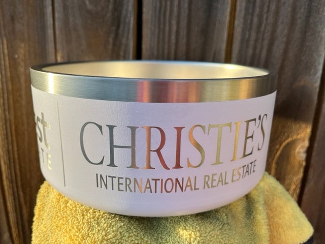 Custom Engraved Pet Bowl - UPLOAD MY LOGO - Engraved Pet Bowl - Custom Steel Bowl - Dog Bowl, Cat Bowl, Pet Bowl, Large Bowl or Small Bowl